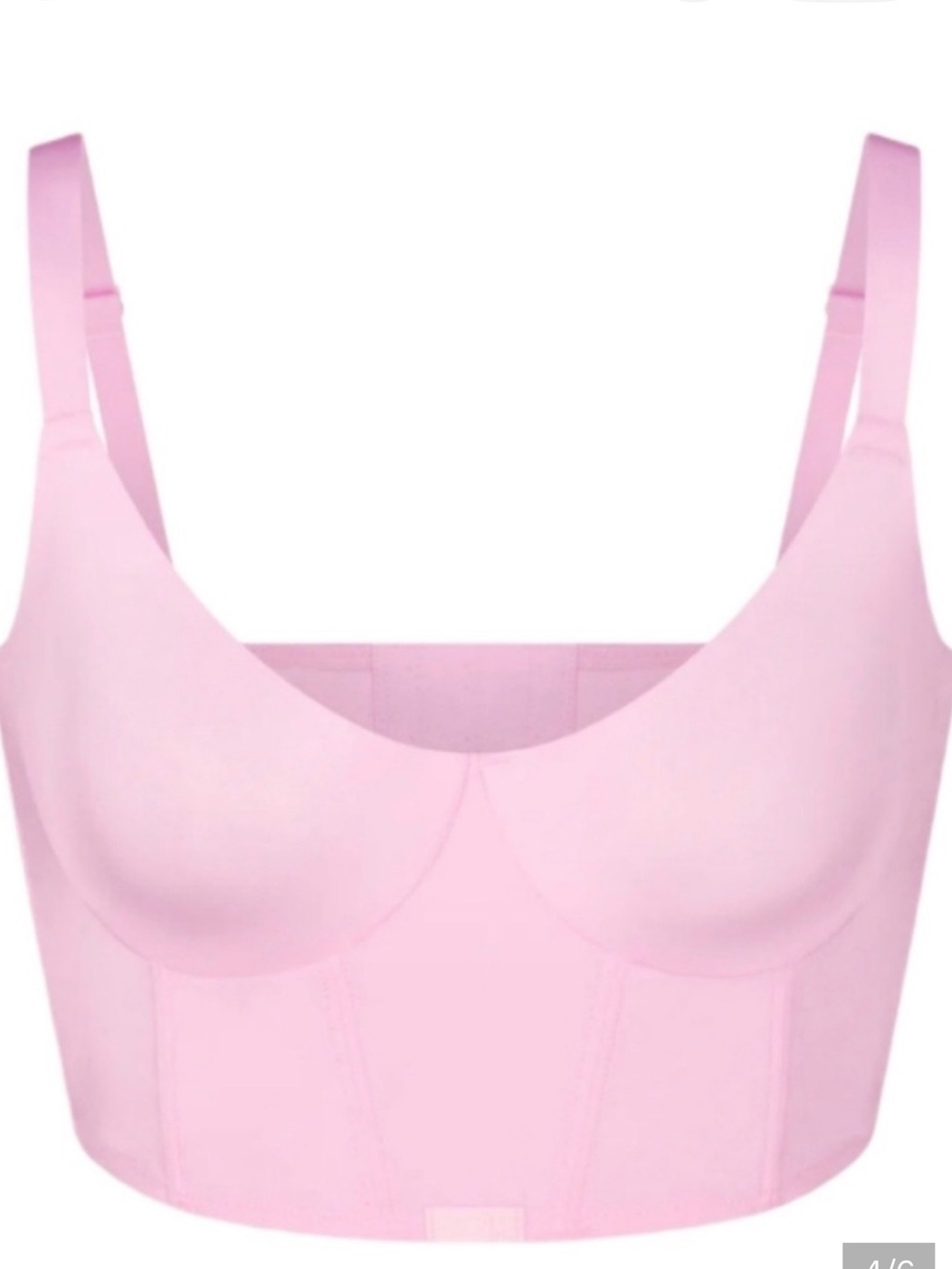 Skims long lined corset bra